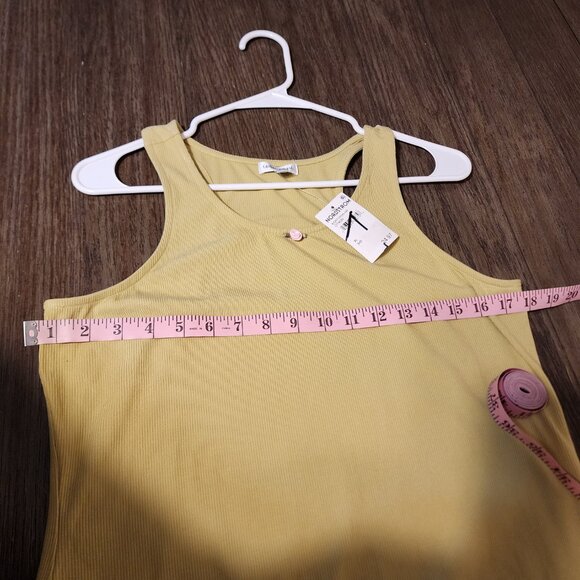 Urban social Ribbed Mini Dress NWT Green XL - Picture 8 of 9